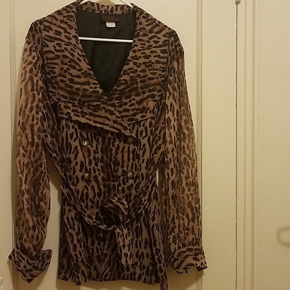 New York Extremes Jackets & Blazers - NY Extremes animal print jacket
